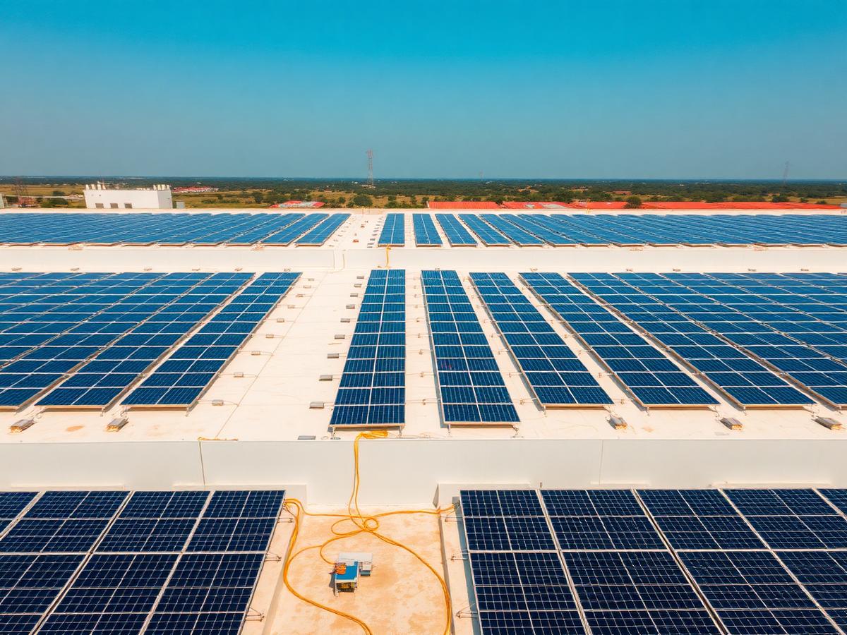 120 kW factory rooftop, Sriperumbudur